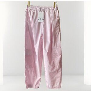 Zara Poplin Cargo Pants